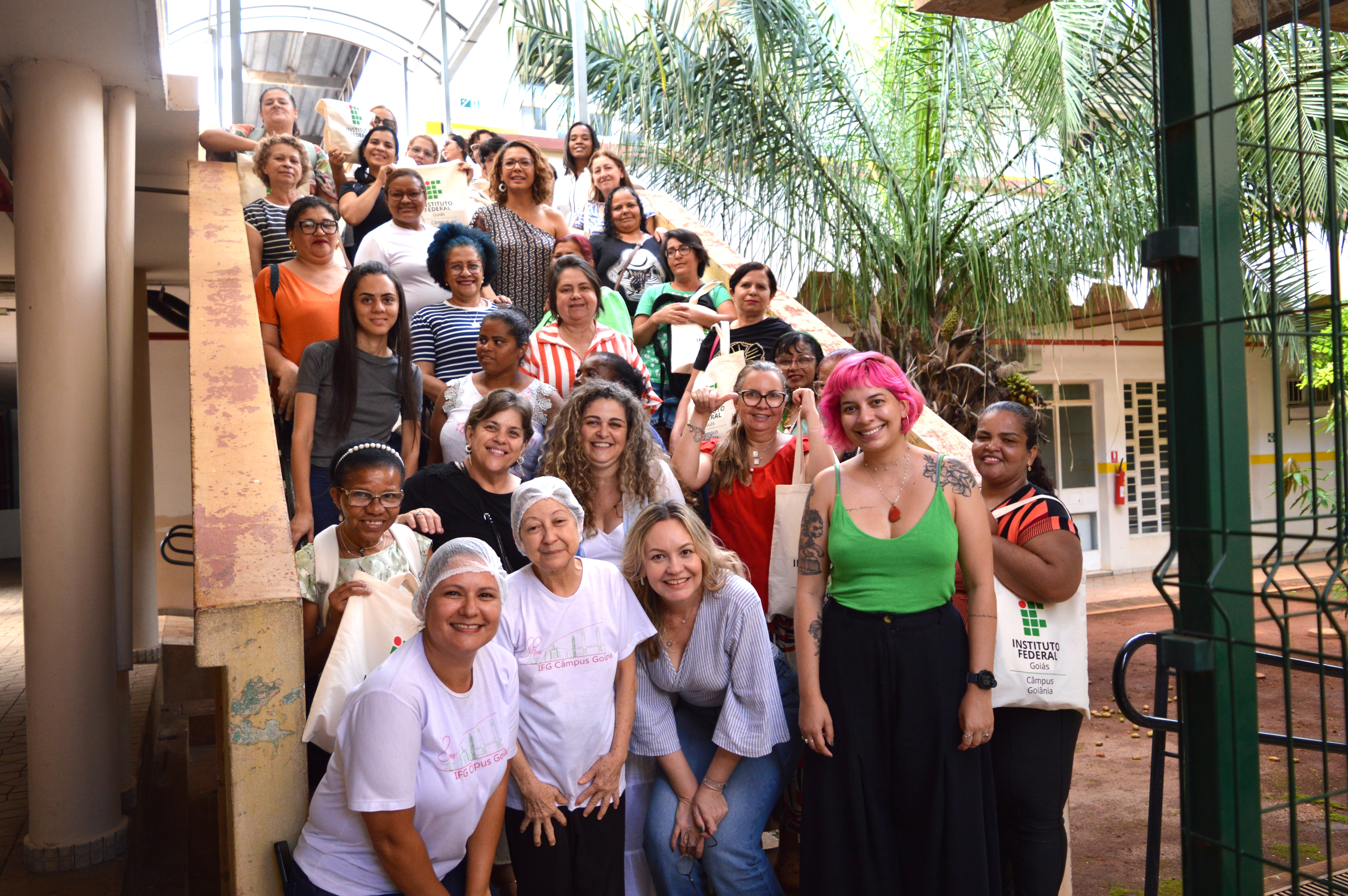 Aula inaugural do curso contou com a participação da equipe pedagógica, formada por docentes e servidoras técnico-adminsitrativas do Câmpus Goiânia